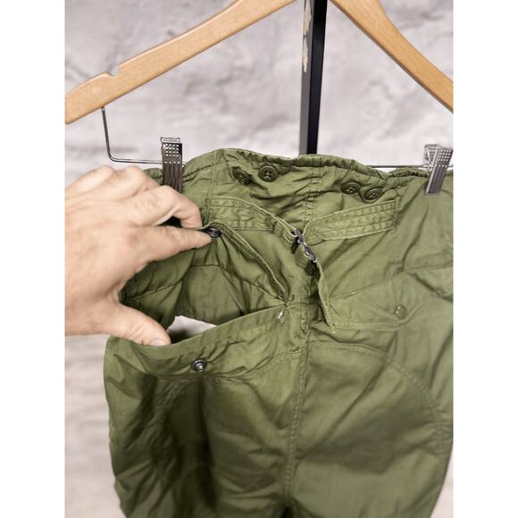 Vtg 70s US Air Force Cargo Pants Extreme Cold Weather Trouser Type F-1B USAF - Picture 7 of 12